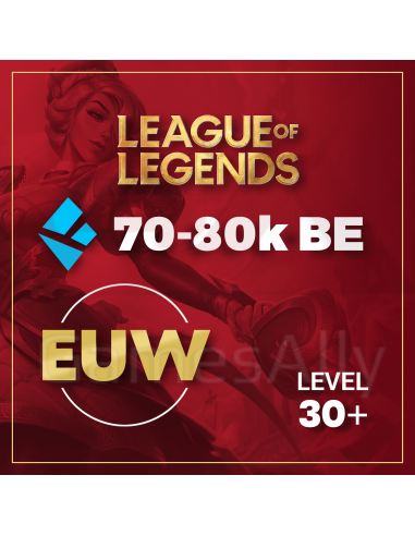 Konto League of Legends 70-80k BE...